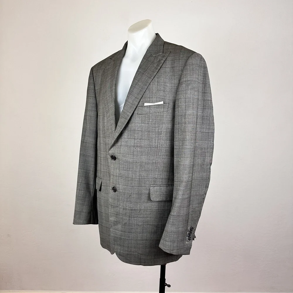 Peter Millar Soft Virgin Wool Sport Jacket Size 44 Tall